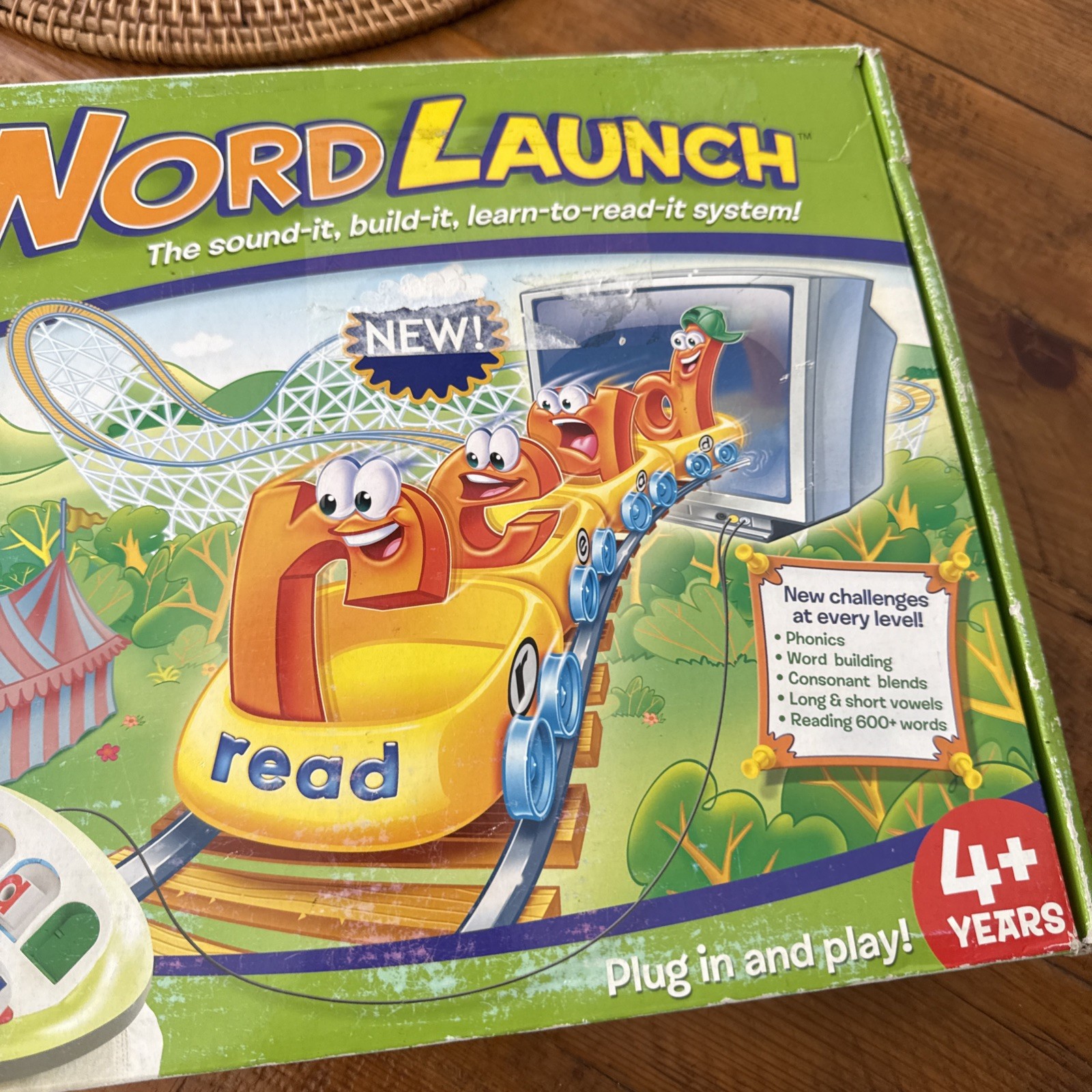 LeapFrog Word Launch – Reading Learning System TV Plug & Play Kids Game – New