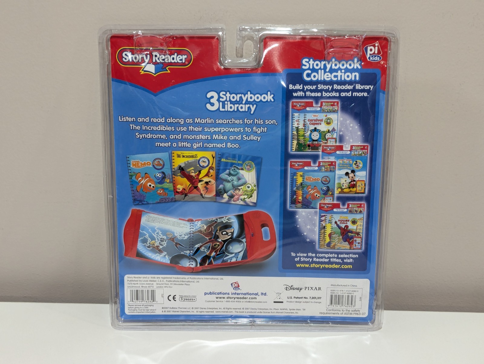 New Story Reader 3 Storybook Pack Nemo, Incredibles, Monsters Inc 2007