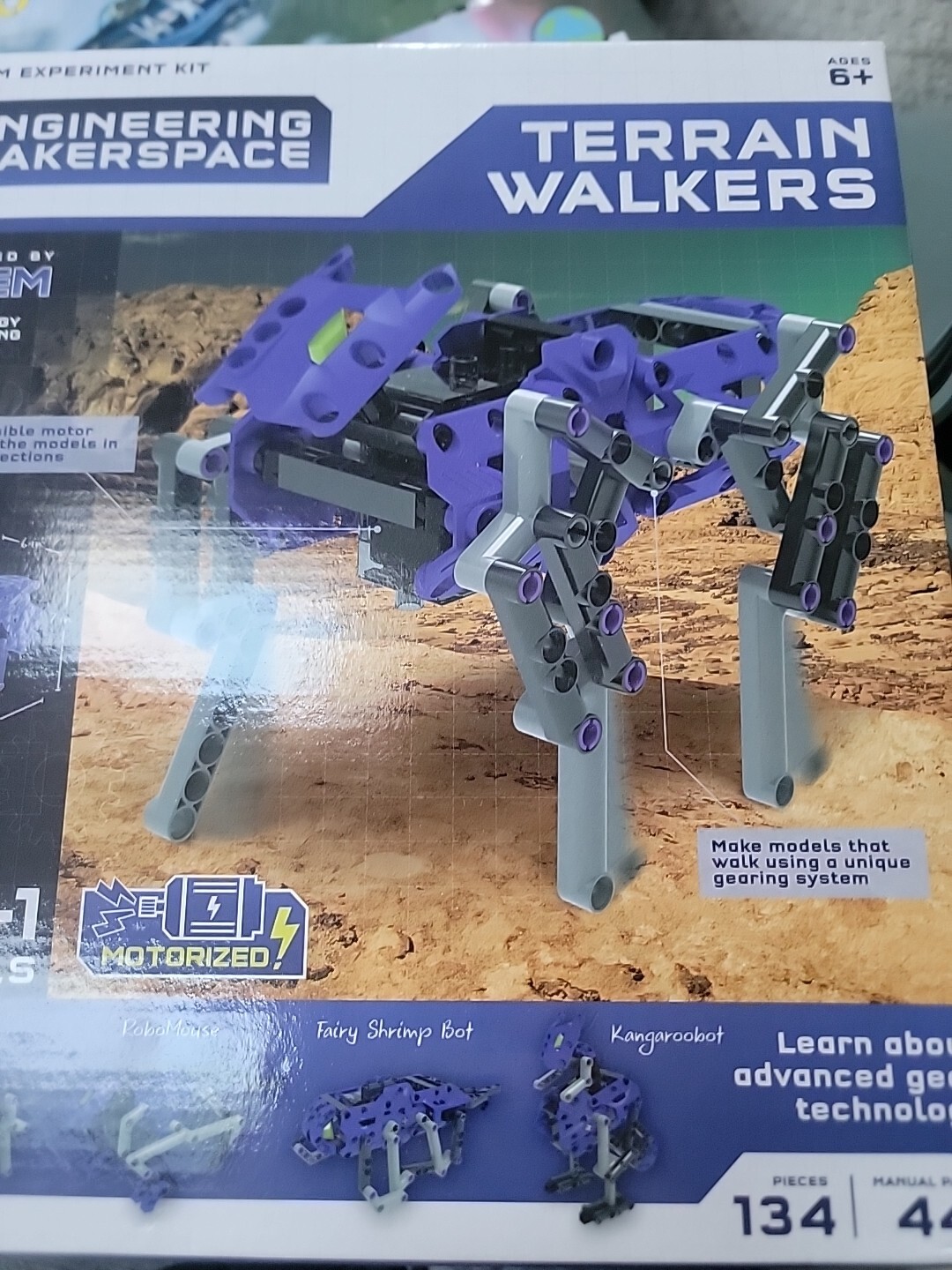 Terrain Walkers Thames & Kosmos 8 in 1 Models STEM Engineering Makerspace NOB