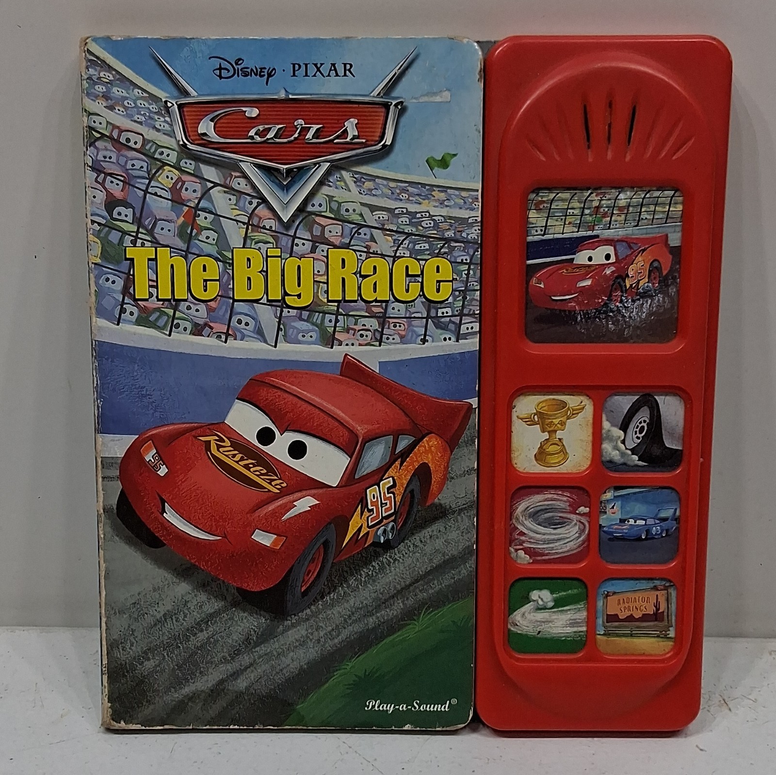 Play a sound books Disney Pixar Cars The Big Race; Sesame Street Potty Time Elmo