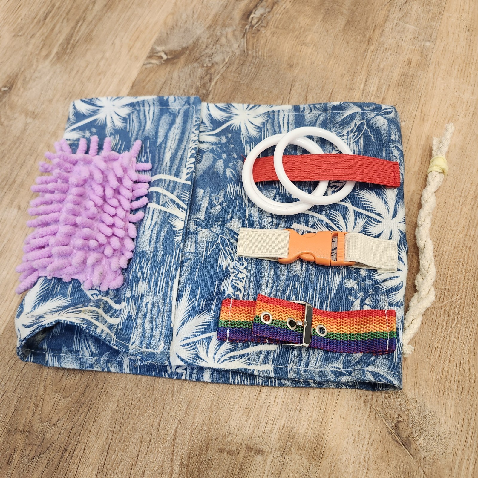 Fidget Sensory Blanket Toy for Adults with Dementia/Alzheimers, Motor Skills