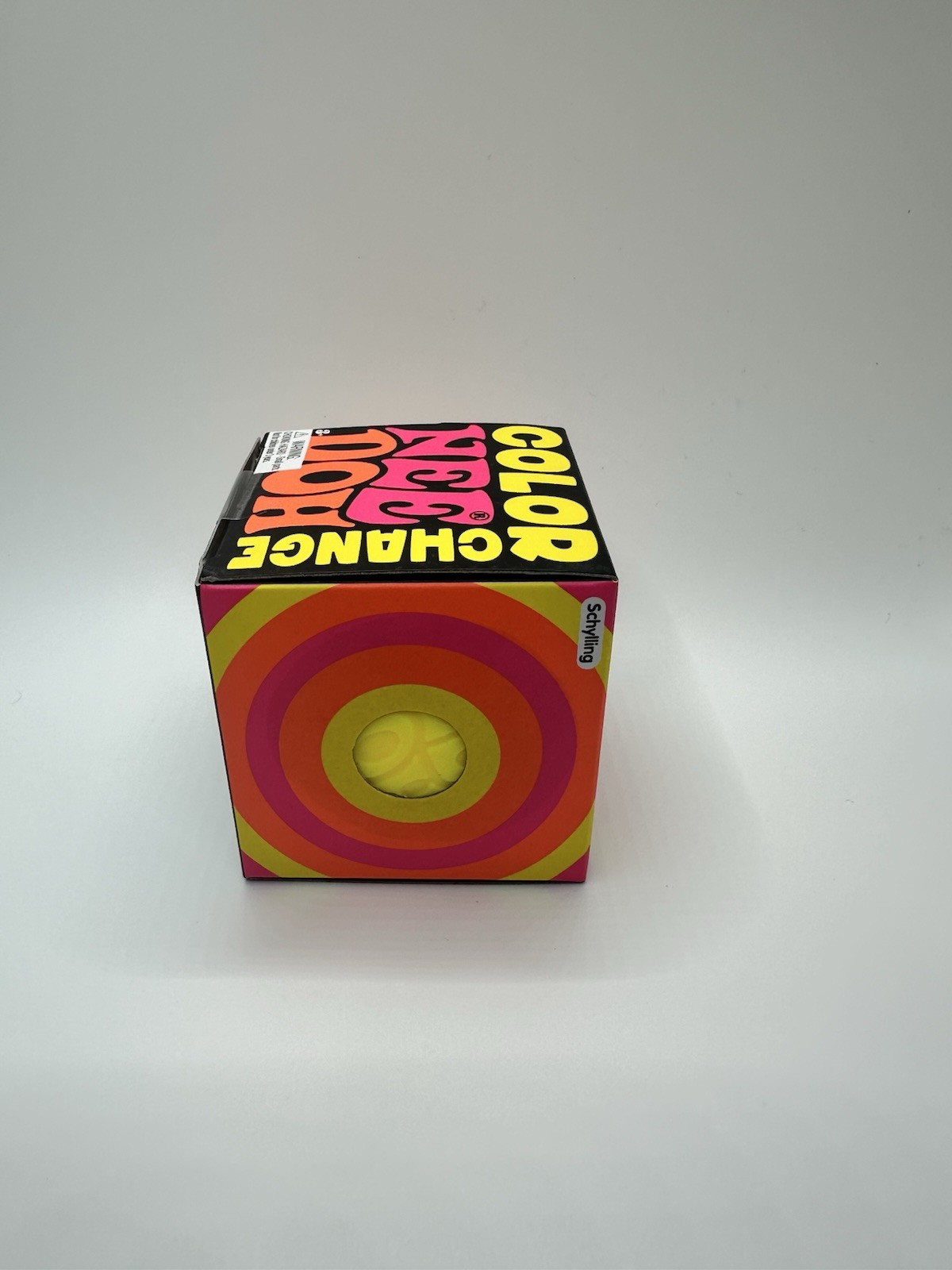 Schylling NEEDOH COLOR CHANGING BALL Yellow Squish Squeeze New Sealed