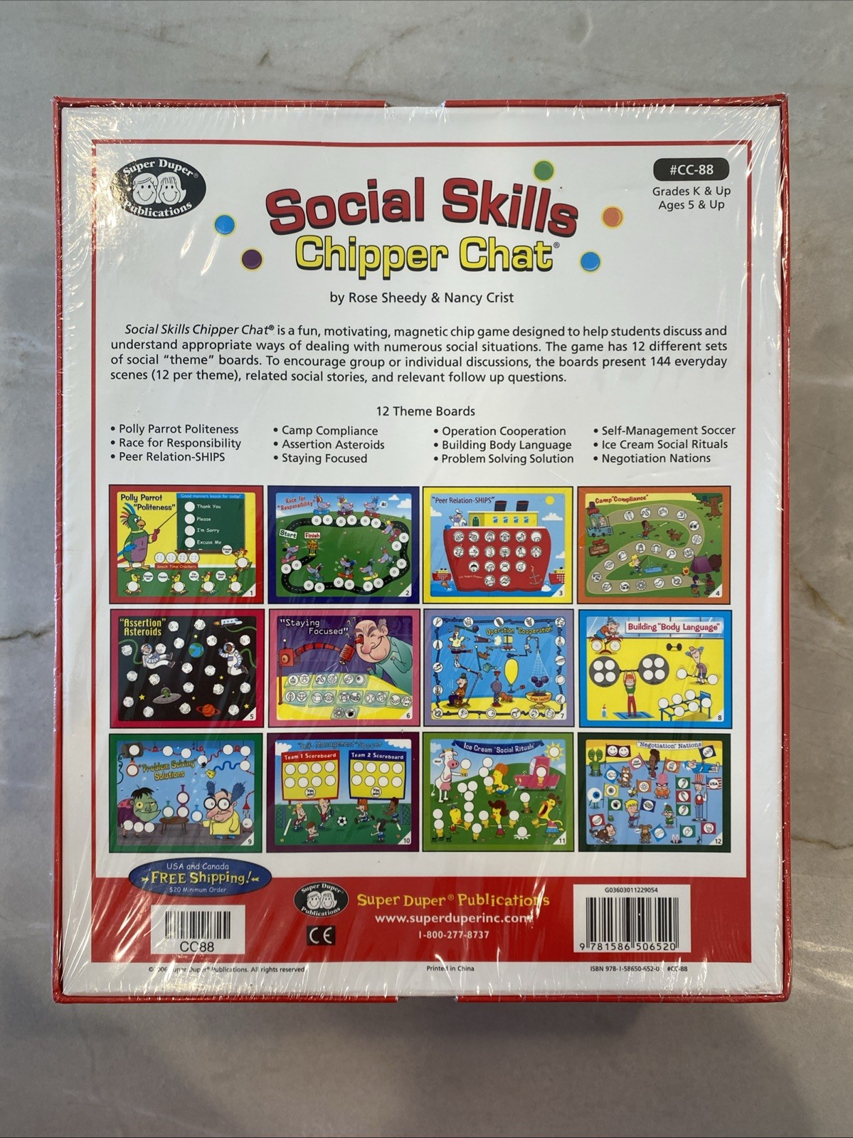 Social Skills Chipper Chat By Super Duper Publications – Educational Chip Game