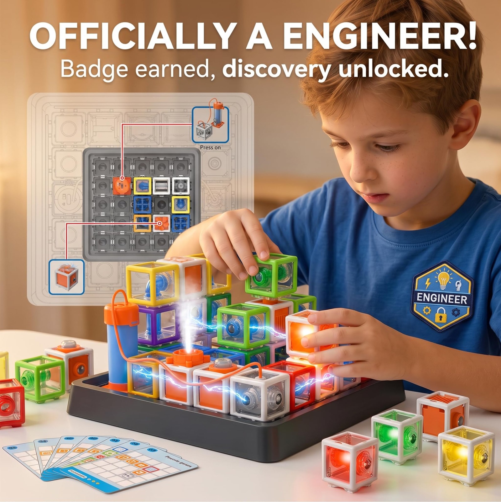 VkotaVkoty 3D Circuit Maze Science Kit Board Game – STEM Electronics Kit for …