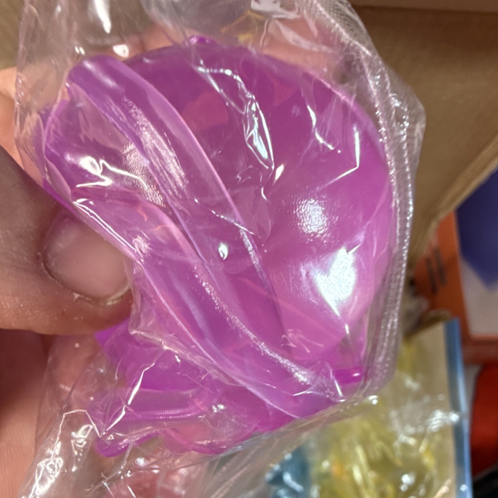 Jellyfish Tactile Squeeze Toys Pink, Blue, Green, Purple Qty 12 Damage Box