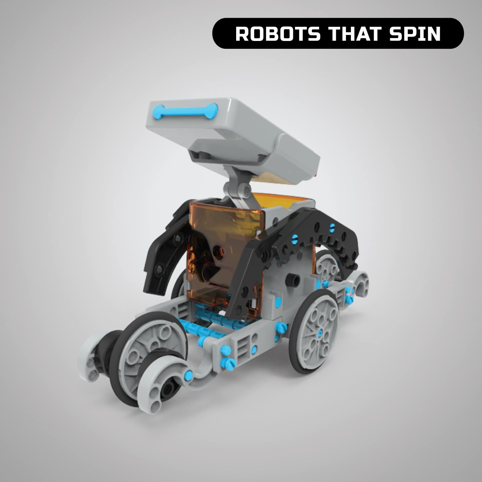 12-in-1 Solar Robot Kit – 197-Piece STEM Construction Set with Motorized Engine,