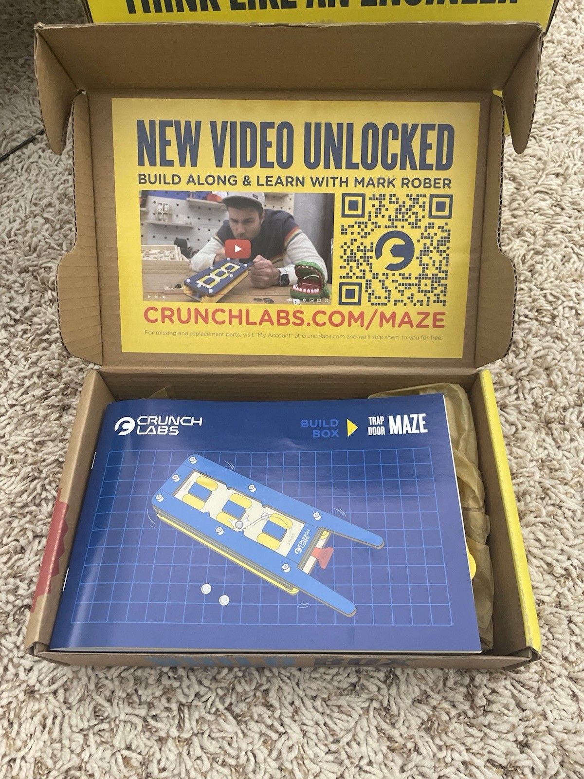 Pre-built – CrunchLabs Trap Door Maze Box 19 – READ DESCRIPTION