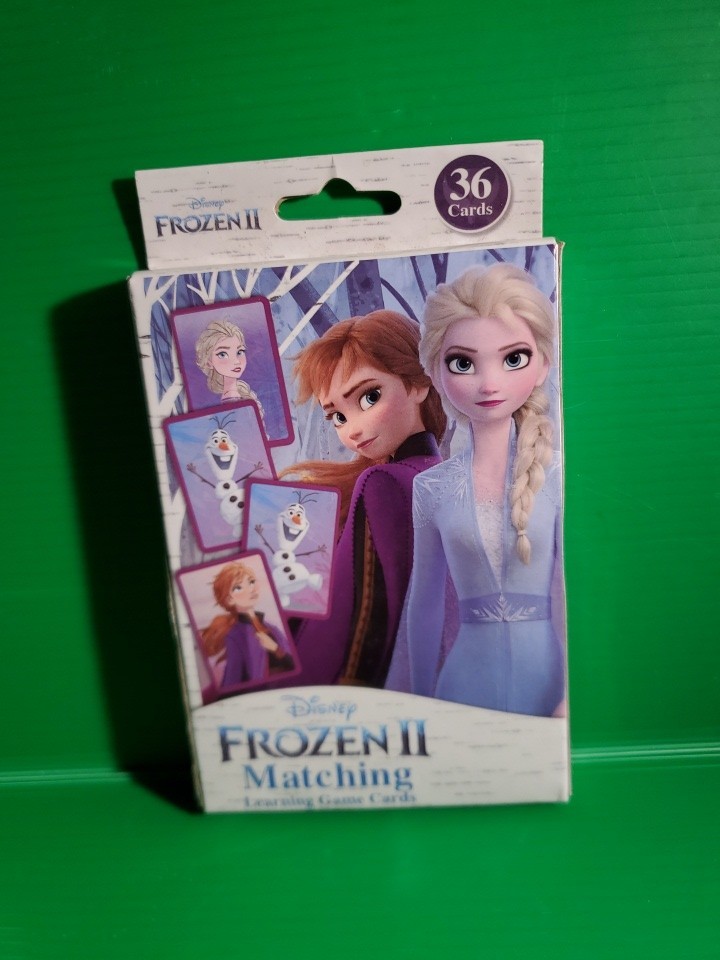 Frozen 2 Matching Game Flash Cards 36 Cards for Ages 3 plus