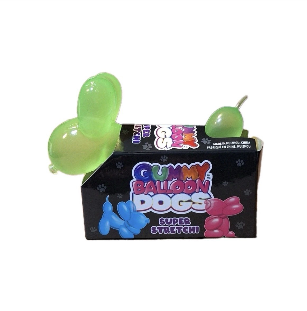 New Gummy Balloon Dogs Super Stretchy Toy Green 2025 Tik Tok Viral