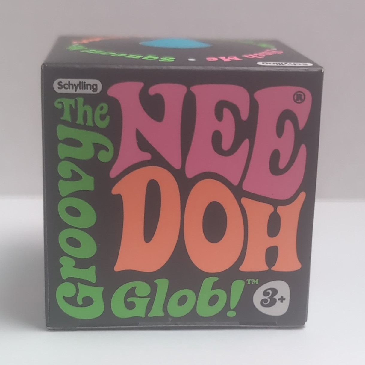 Schylling Groovy Nee Doh Glob Tactile Squeeze Toy Stress Ball Blue 3+