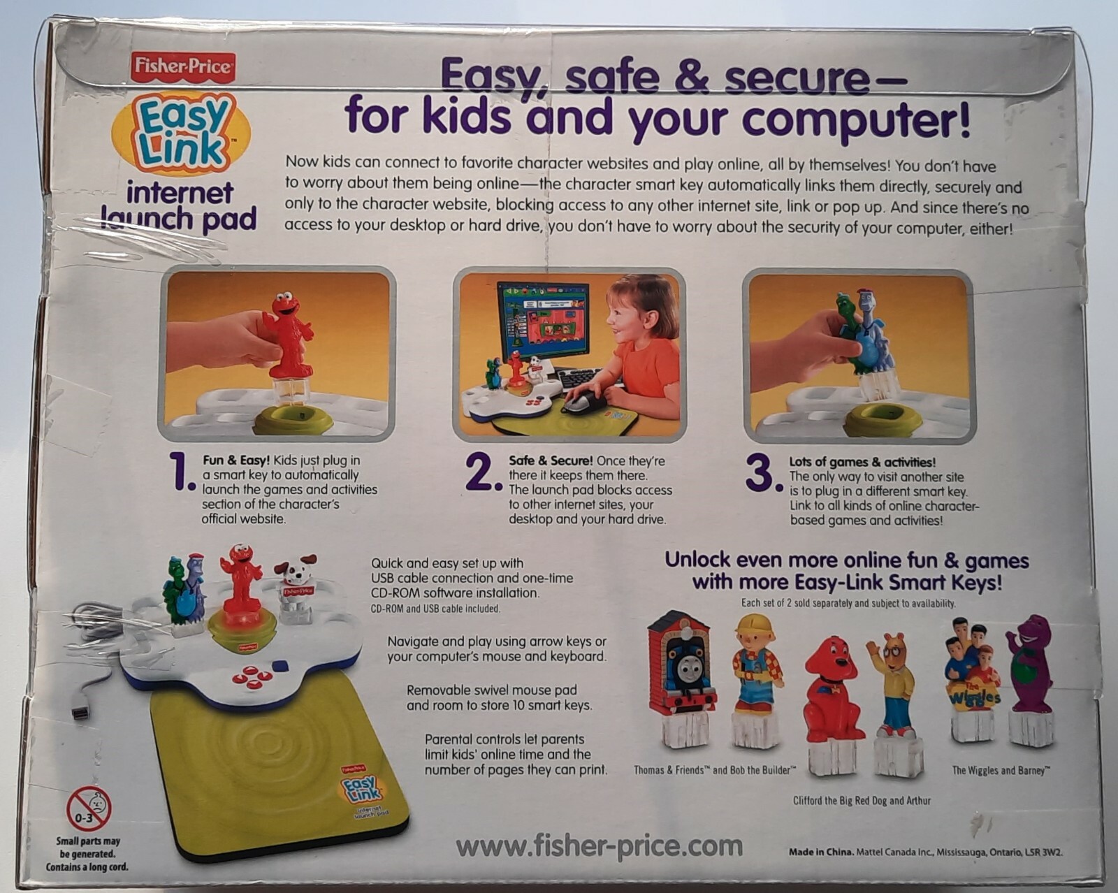 FISHER PRICE EASY LINK INTERNET LAUNCH PAD – VINTAGE FROM 2007 – NEW