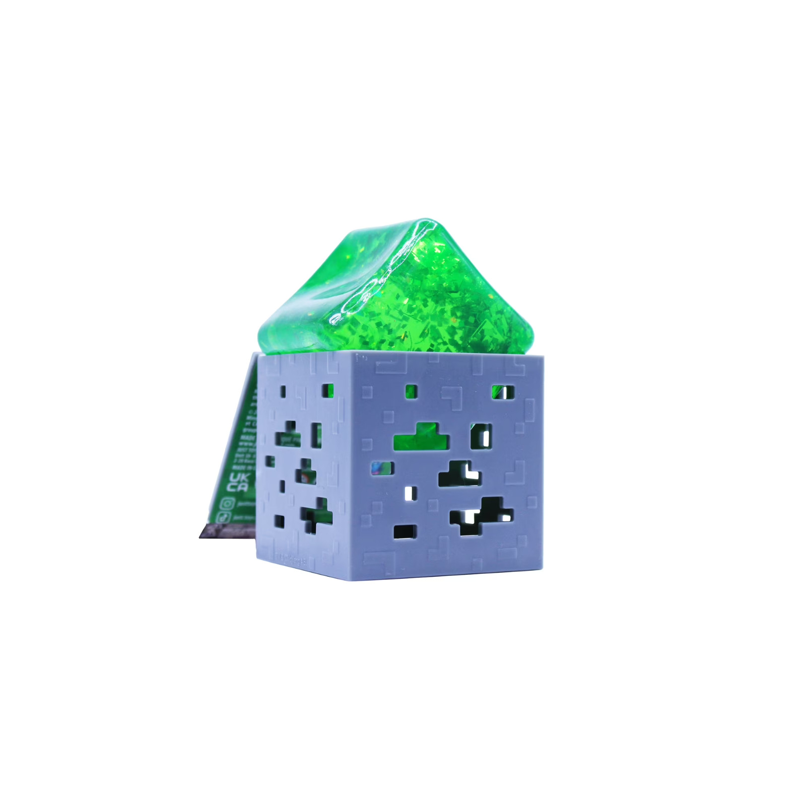 Minecraft Jelly Cube VIRAL Fidget Squishy – Pick Your Color (Similar to NeeDoh)