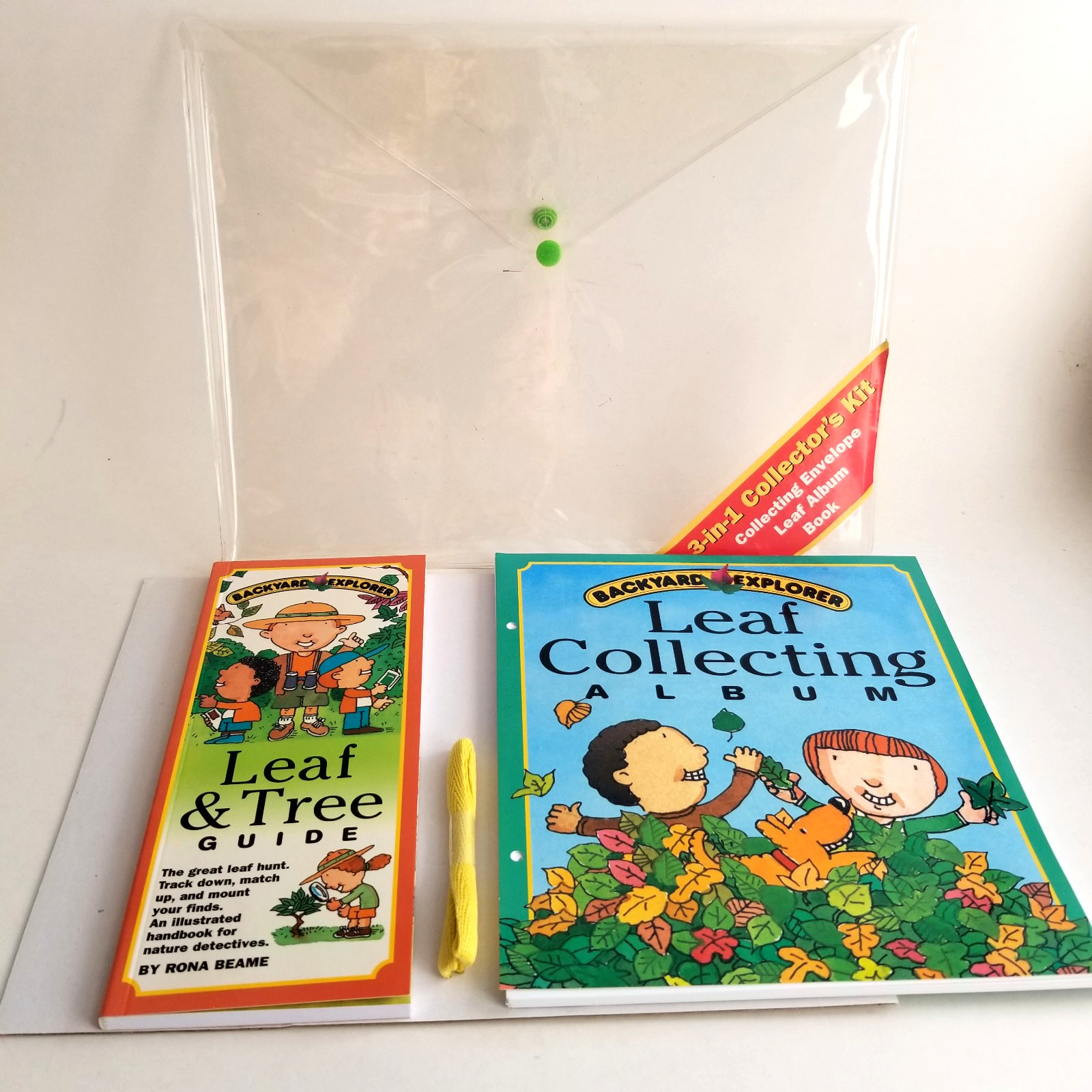 Backyard Explorer 3 In 1 Collectors Kit Leaf Album Book S-3