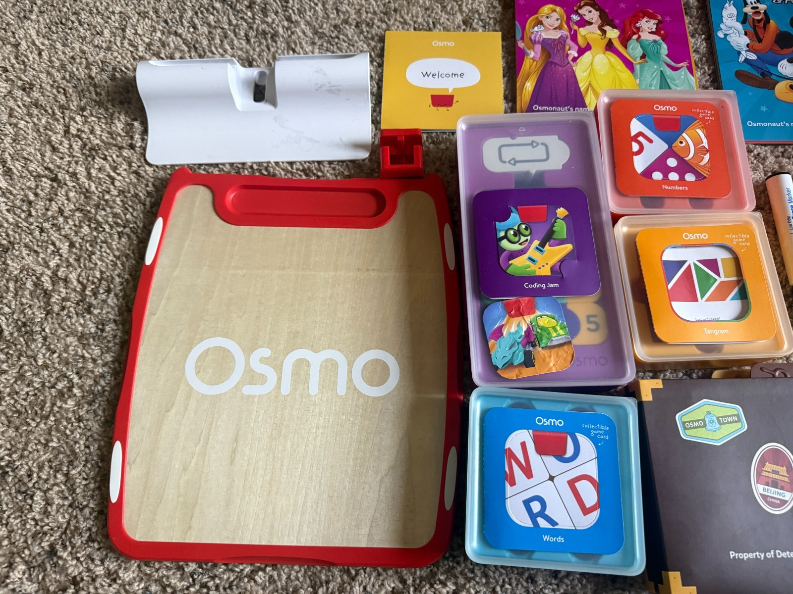 Osmo Large Lot – Pizza – Disney Super Studio Hot Wheels Mind Racers – 2 Bases