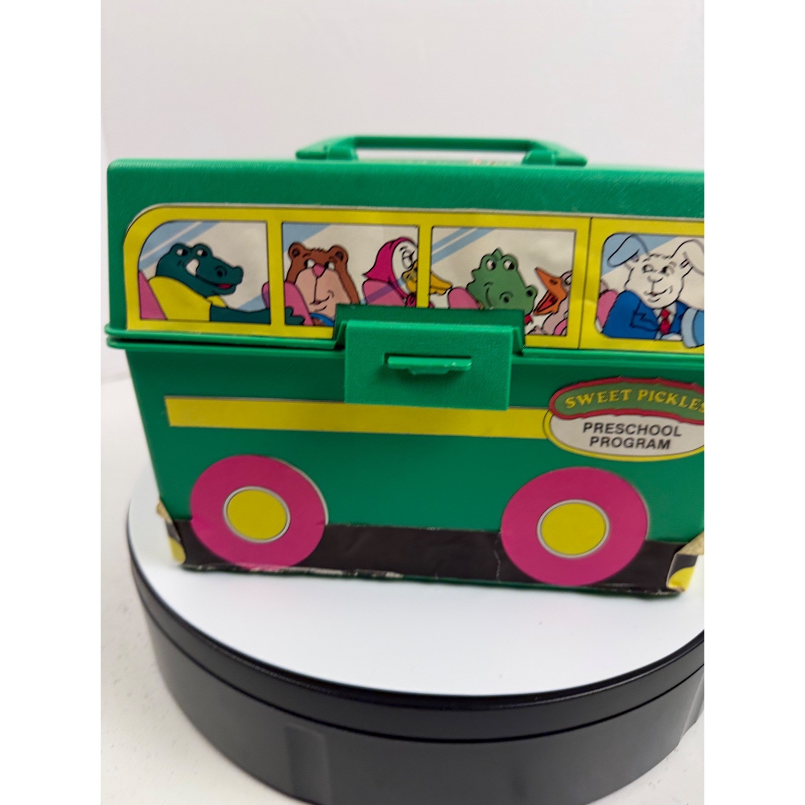 Vintage Sweet Pickles Preschool Program Bus Box Activity Cards ’87 Weekly Reader