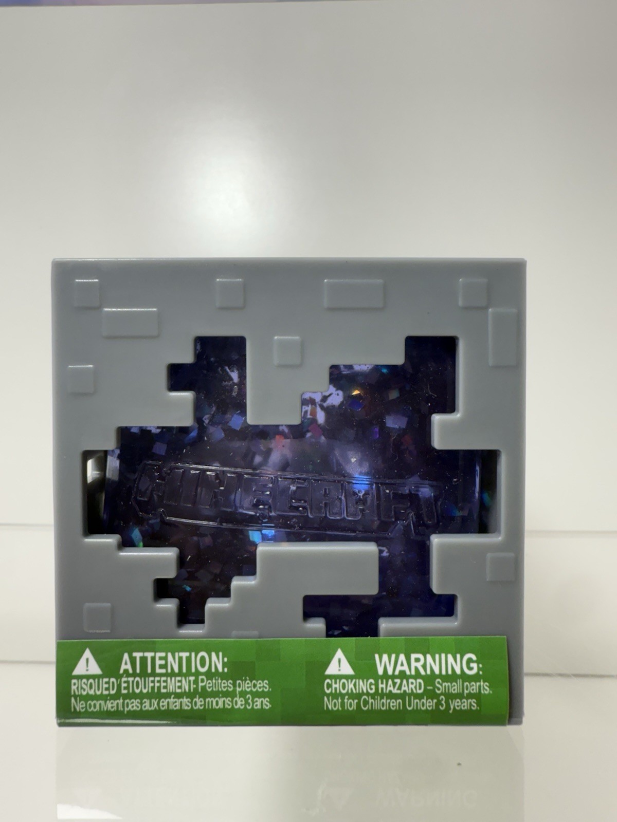 Minecraft Jelly Cube Purplish Blue Squishy Like Needoh New Sealed