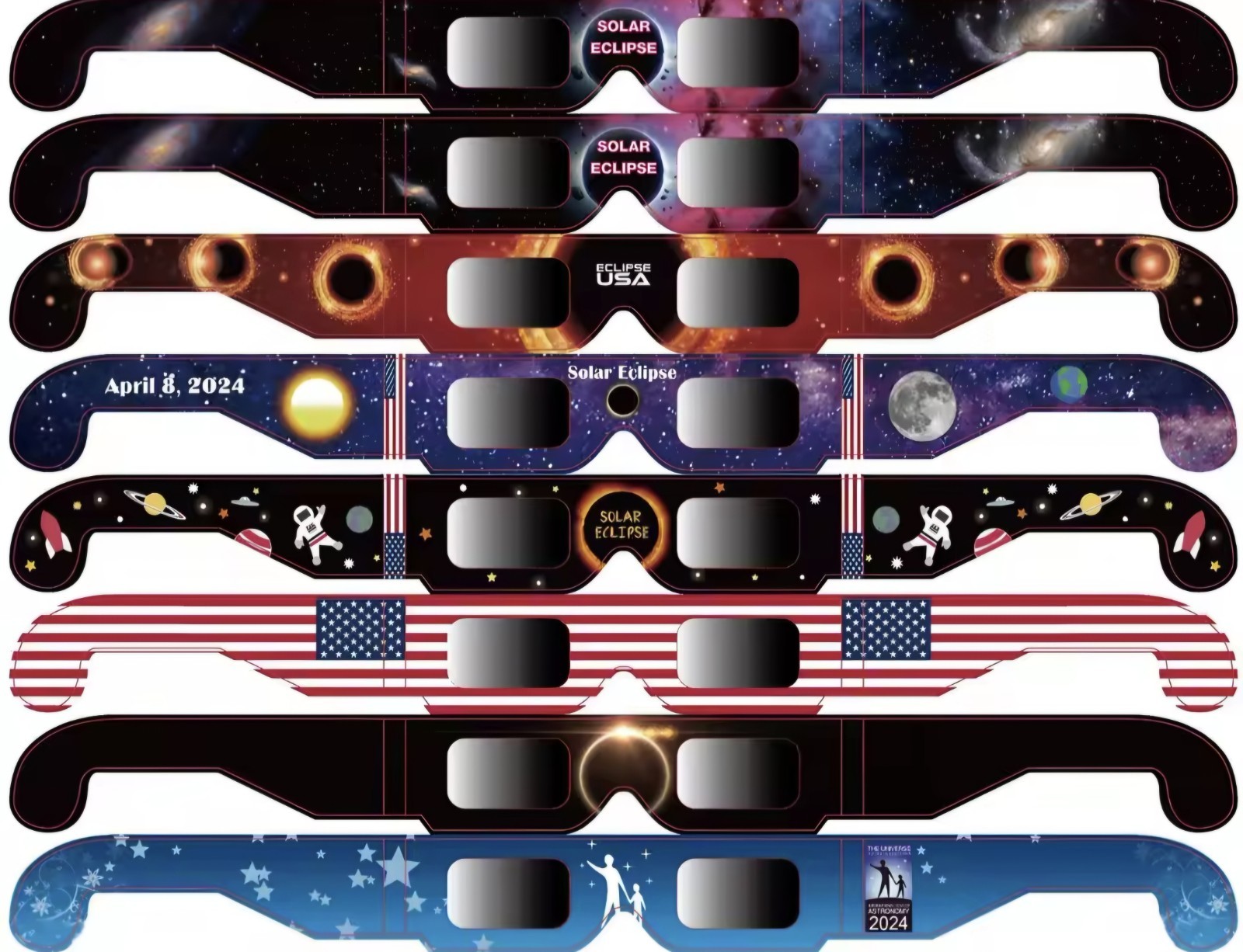 ​10x Solar Eclipse Glasses CE ISO Certified – Safe Sun Viewing UK Aug 12th 2026