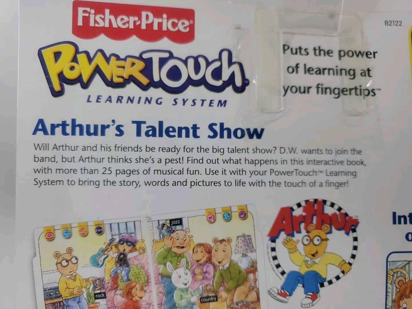 New Fisher Price Power Touch Learning System Franklin Goes To School Ages 5-8