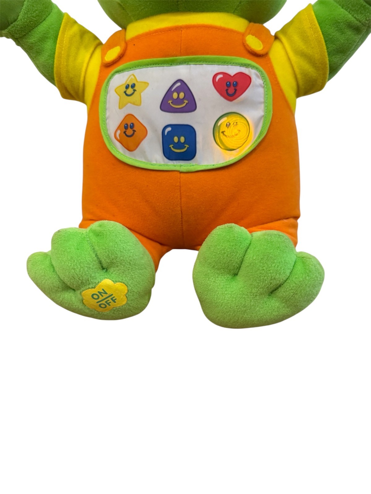 Vintage LeapFrog Hug & Learn Baby Tad Interactive Plush 2001 Tested Works Sings