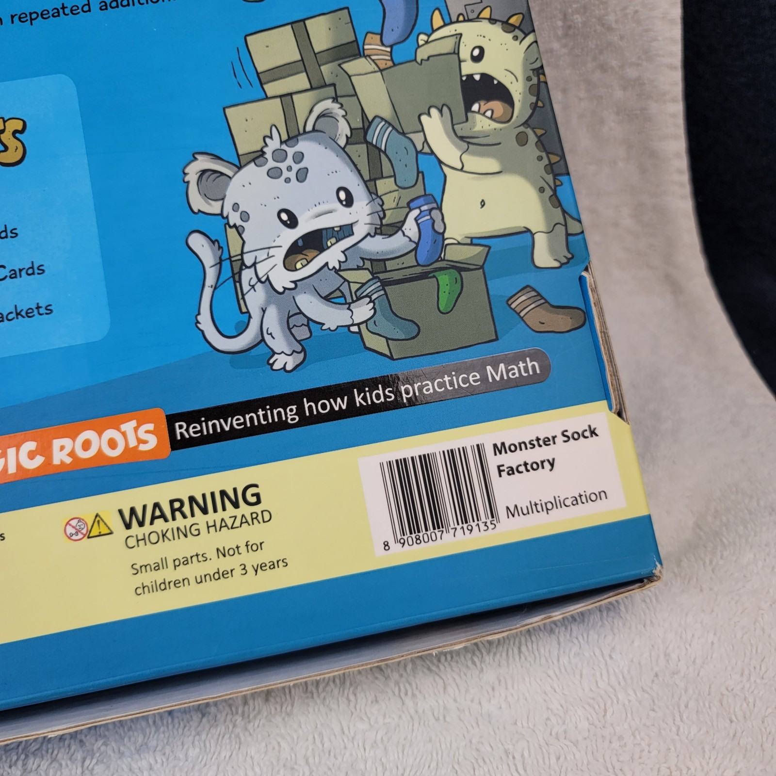 Monster Sock Factory Logic Roots Multiplication Math Game Used Nearly Complete