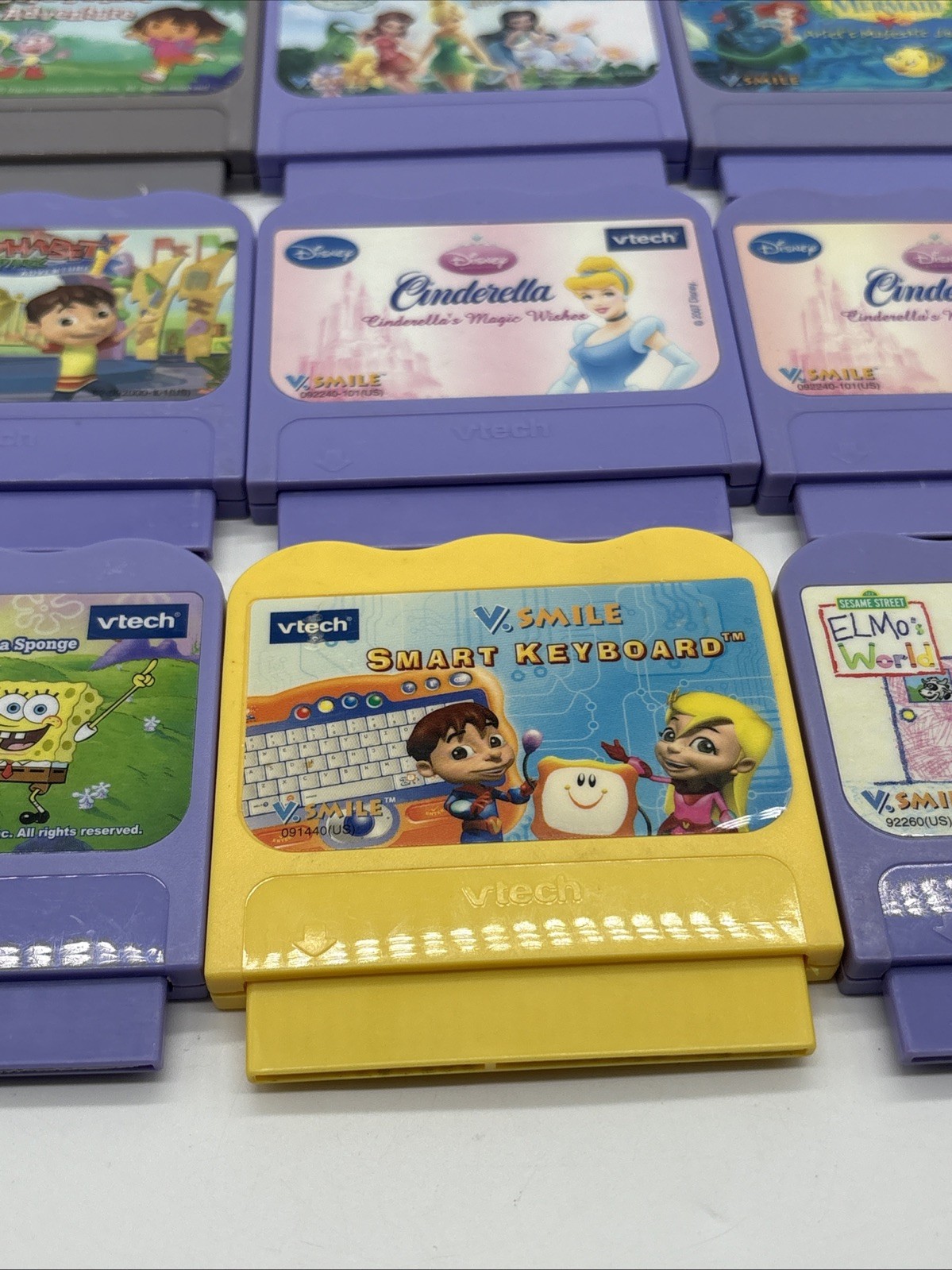 VTech VSmile Learning System 16 Game Lot – Disney Cars Shrek Dora Toy Story