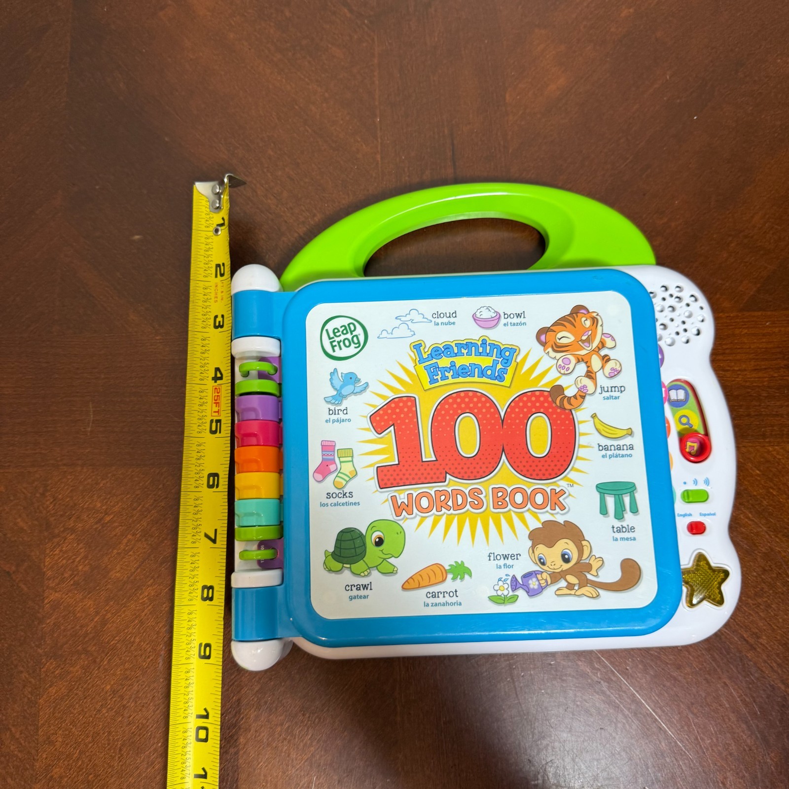 LeapFrog Learning Friends 100 Words Book, Spanish + English