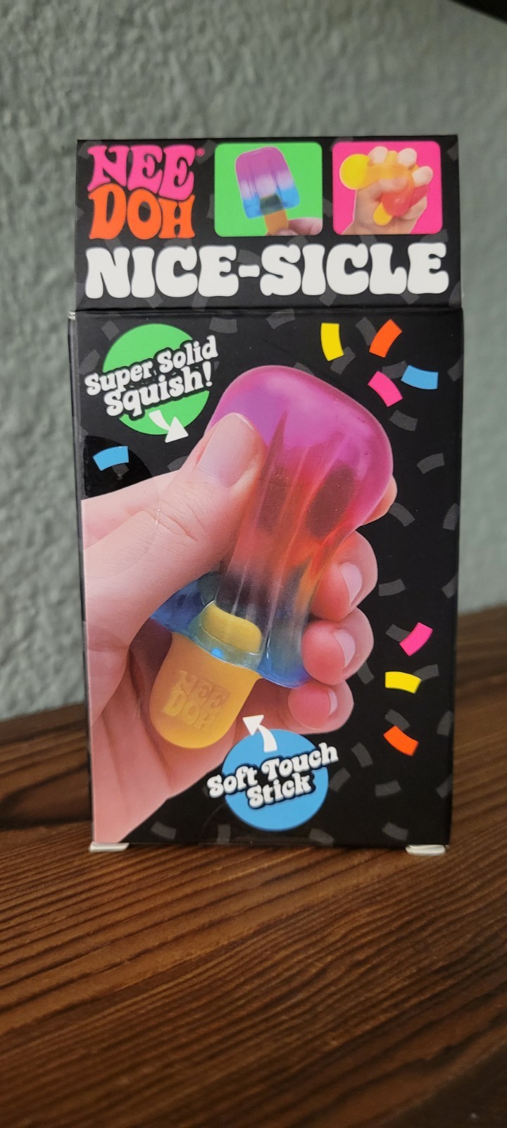 AUTHENTIC NeeDoh Nice-Sicle Popsicle Purple/Pink/Blue New Hot Toy