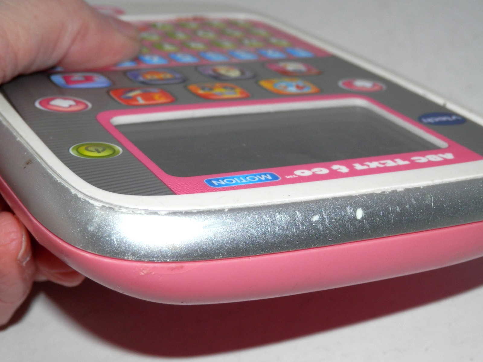VTech ABC Text & Go Motion Phone Learning Educational Toy Handheld Game Pink