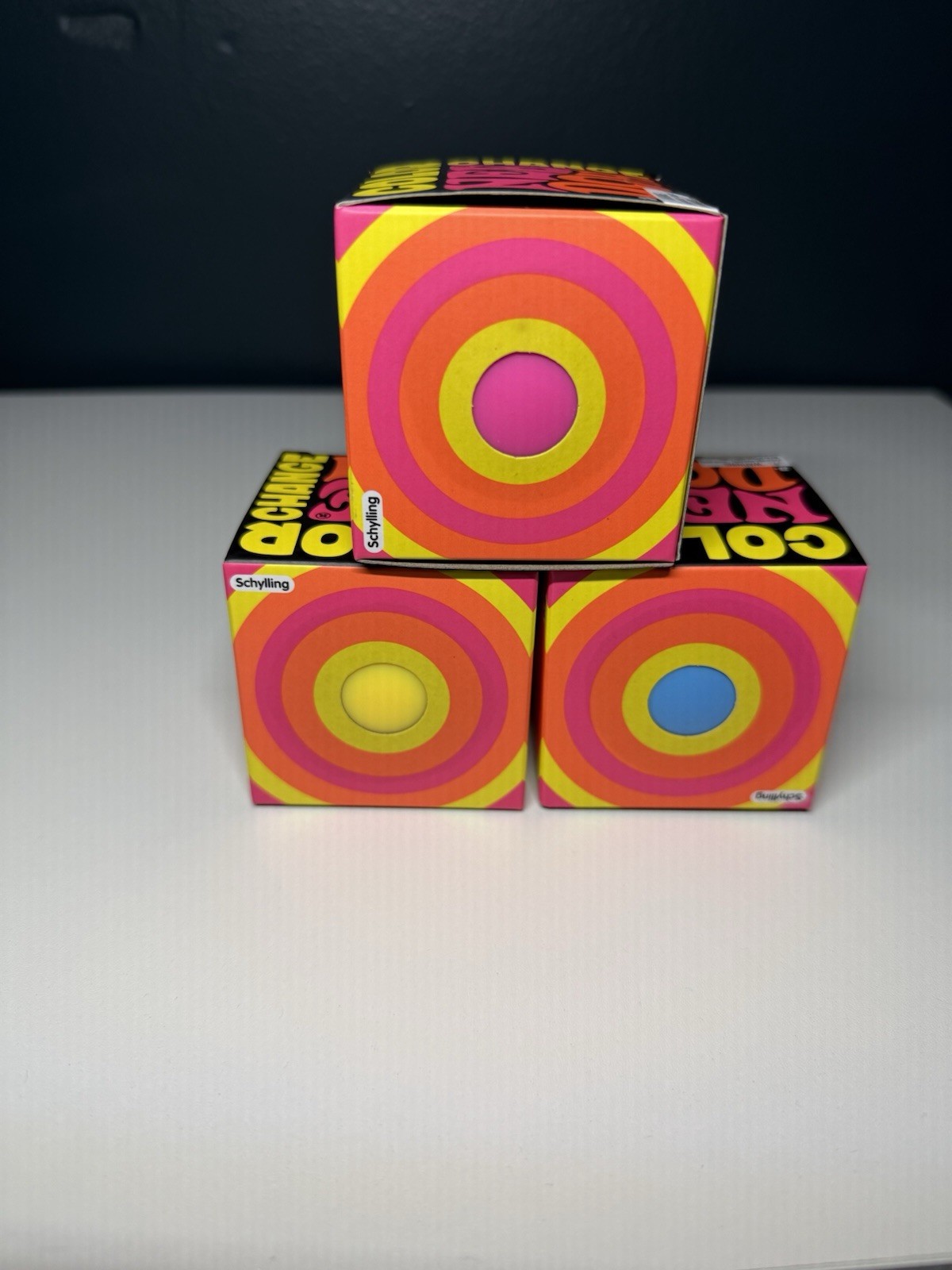 LOT OF 3! NeeDoh COLOR Change In Blue, Pink & Yellow!