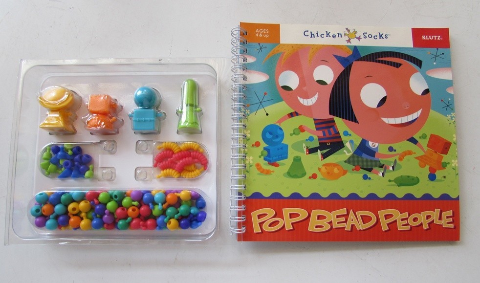 Pop Bead People by Klutz Editors (2006, Hardcover) New Old Stock NOS