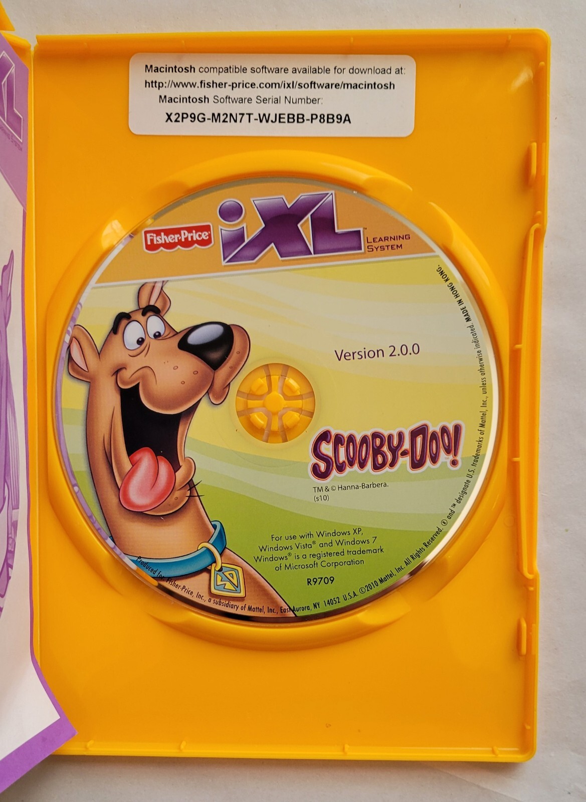 Fisher Price iXL Learning System SCOOBY-DO! CD-ROM 3-7 years
