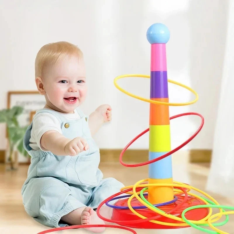 Stacking Circle Game Toy Kids Indoor Outdoor Parent-Child Early Education