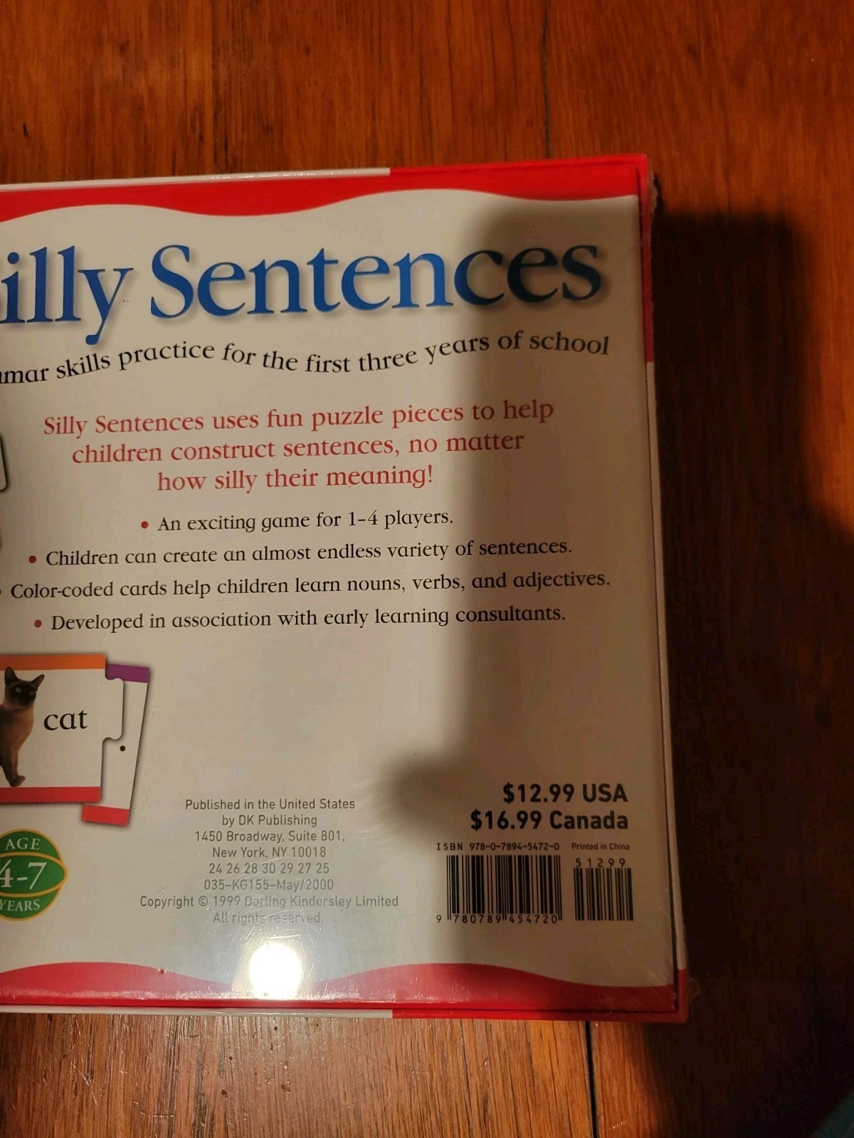 DK Publishing Silly Sentences Grammar Sentence Building Skills K-2nd Grade Class