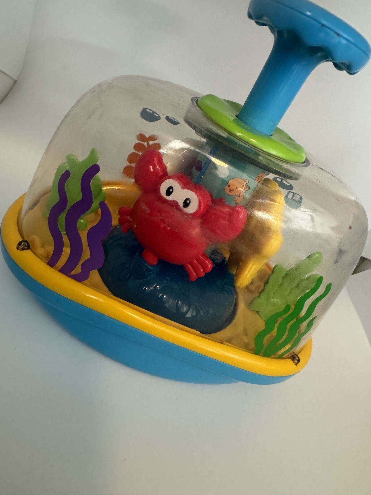 VTech Learn & Spin Aquarium Baby Toy Light Up Toddler Fish Push Learning Numbers