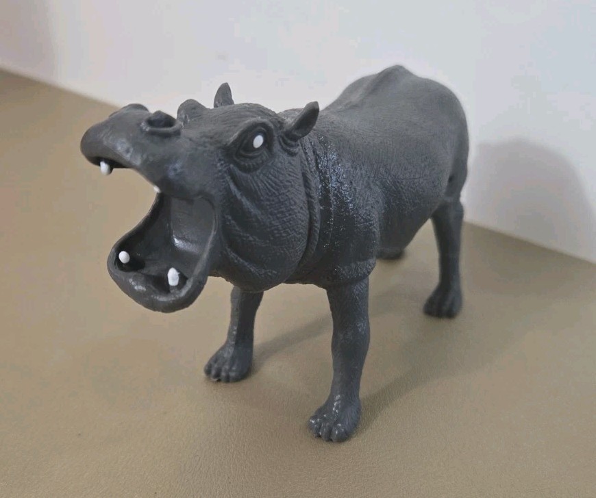 VTG Greenbrier International Safari Zoo Animals Plastic Lot Of 5 Giraffe Hippo
