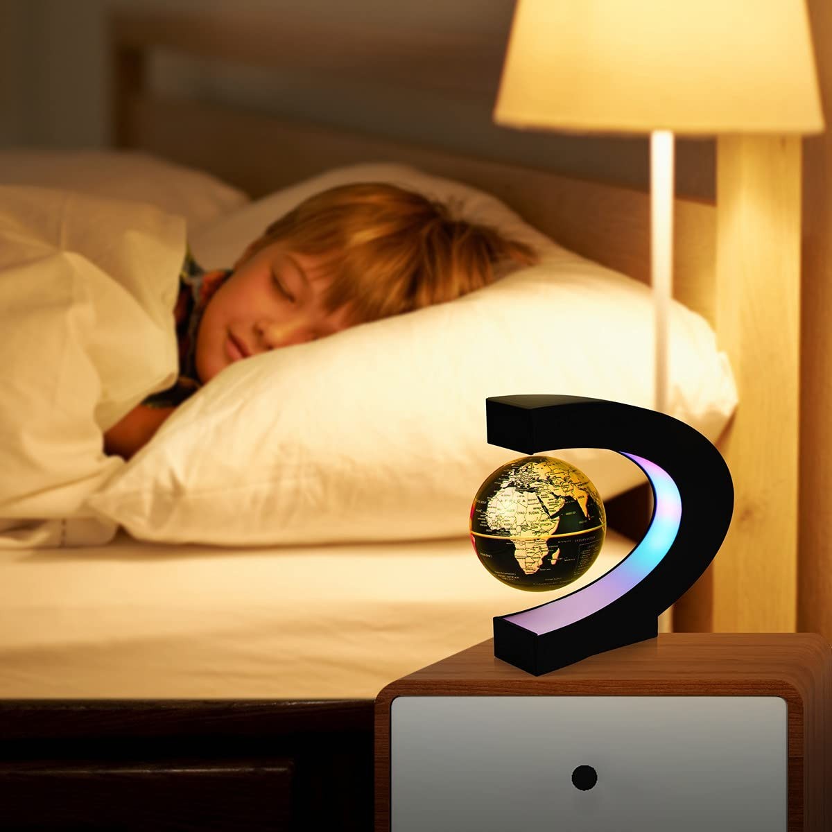 Levitating Globe, Magnetic Floating Globes with Multi-colors Multi-color