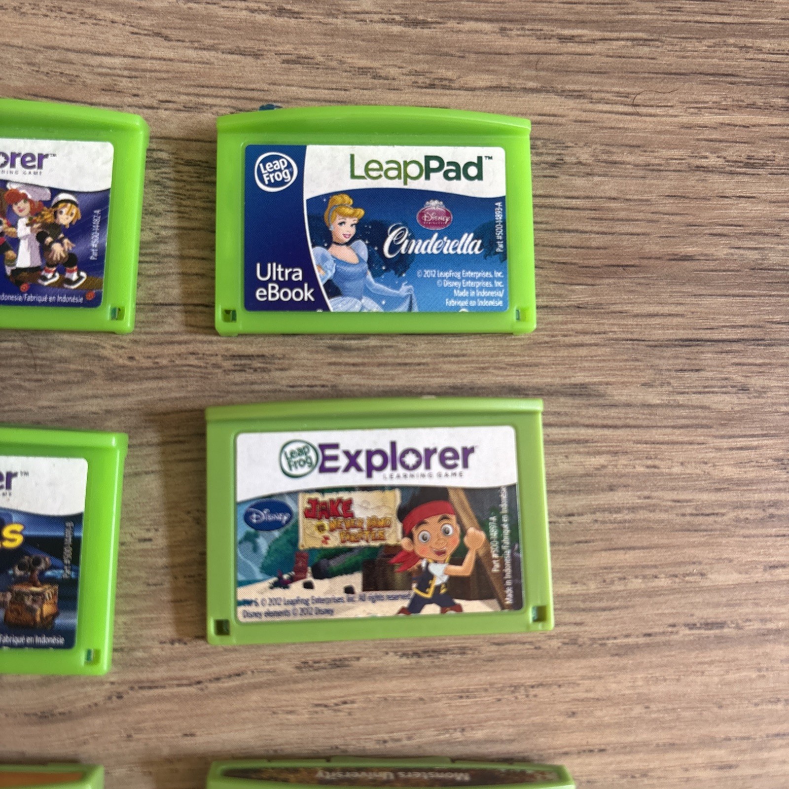 6 Leap Frog LeapPad Explorer Learning Game lot LeapPad 1 2 3 XDI Ultra Platinum