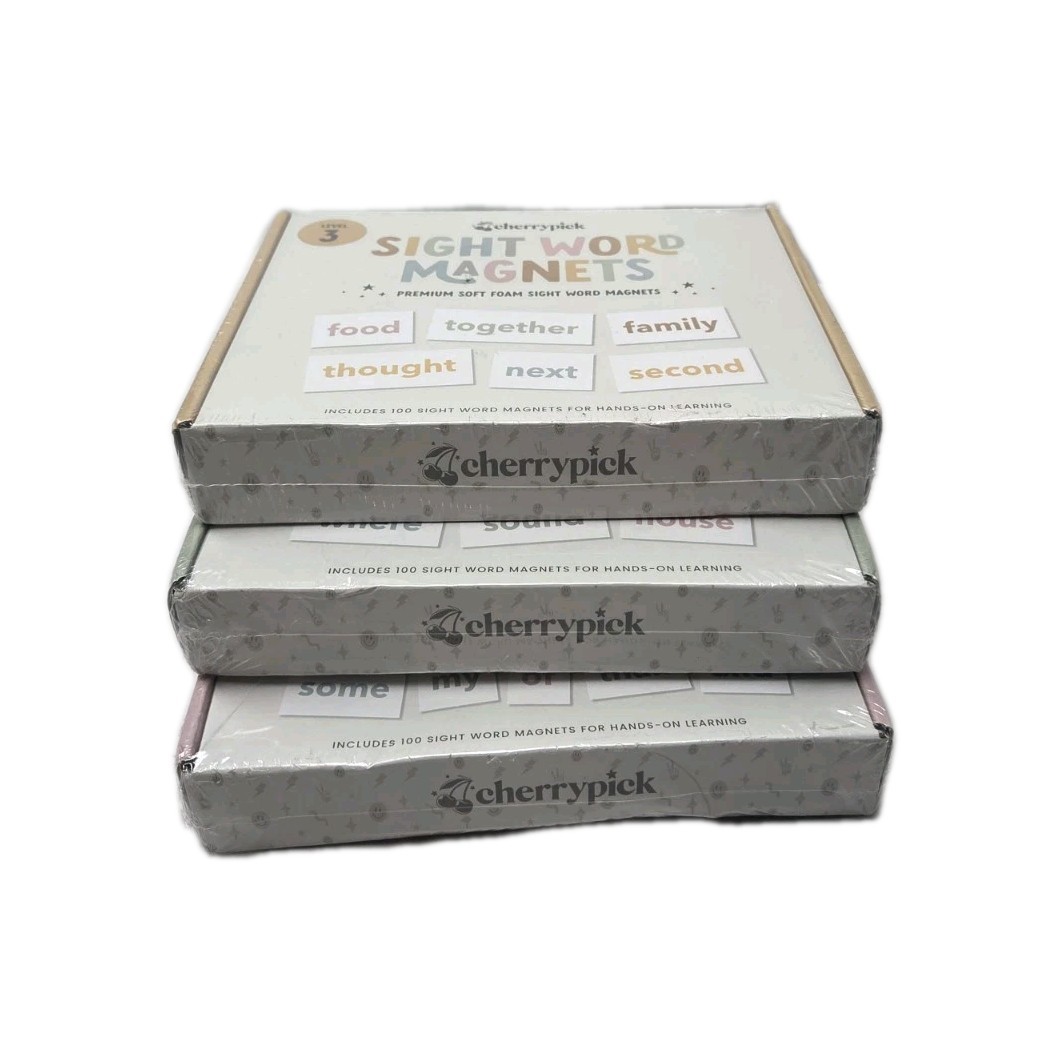 Lot Cherrypick Level 1, 2, And 3 Sight Word Magnets For Early Reading & Literacy