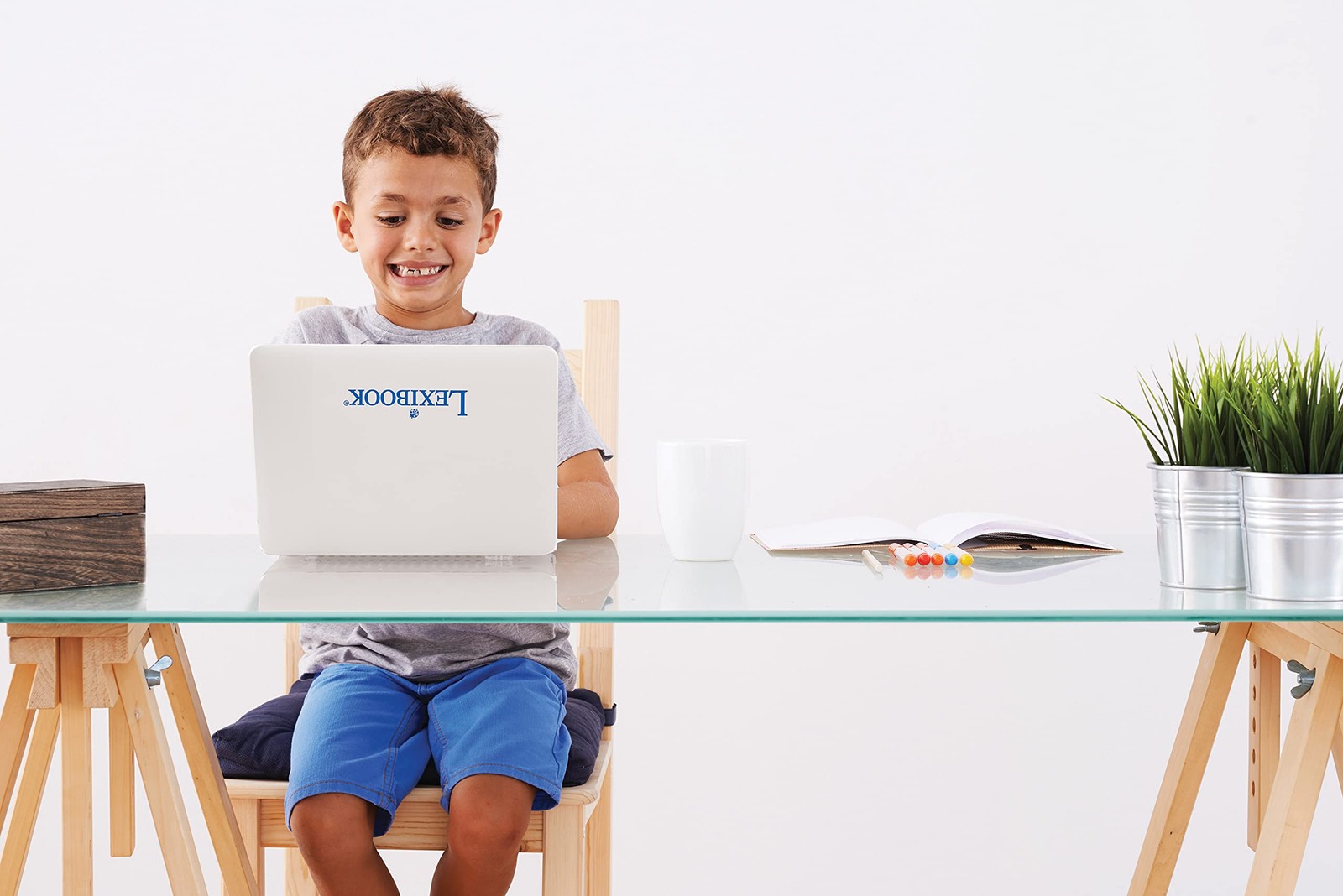 Educational and Bilingual Laptop Spanish/English – Toy for Children with 124 A
