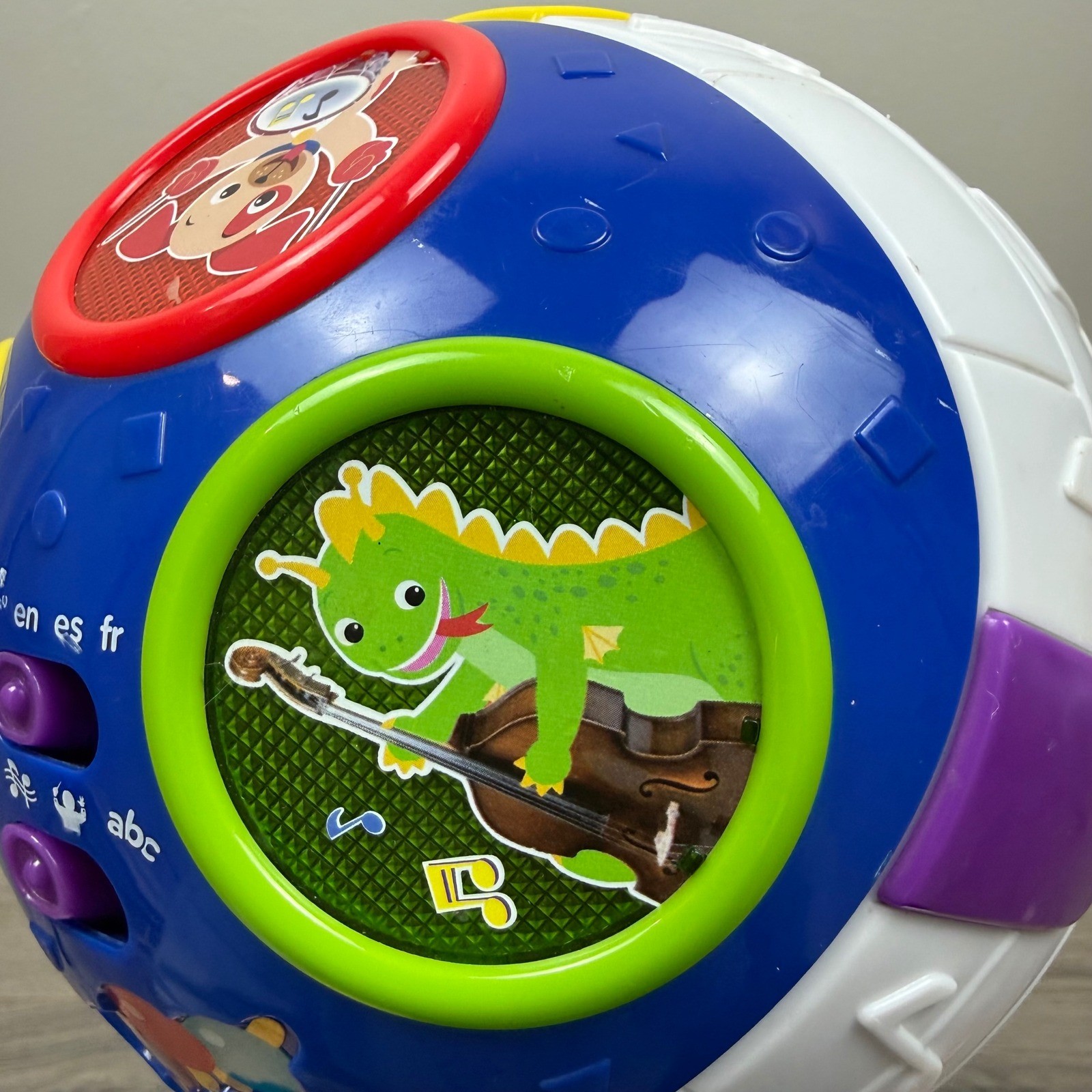 Baby Einstein Roll & Explore Symphony Ball Musical Lights English Spanish French