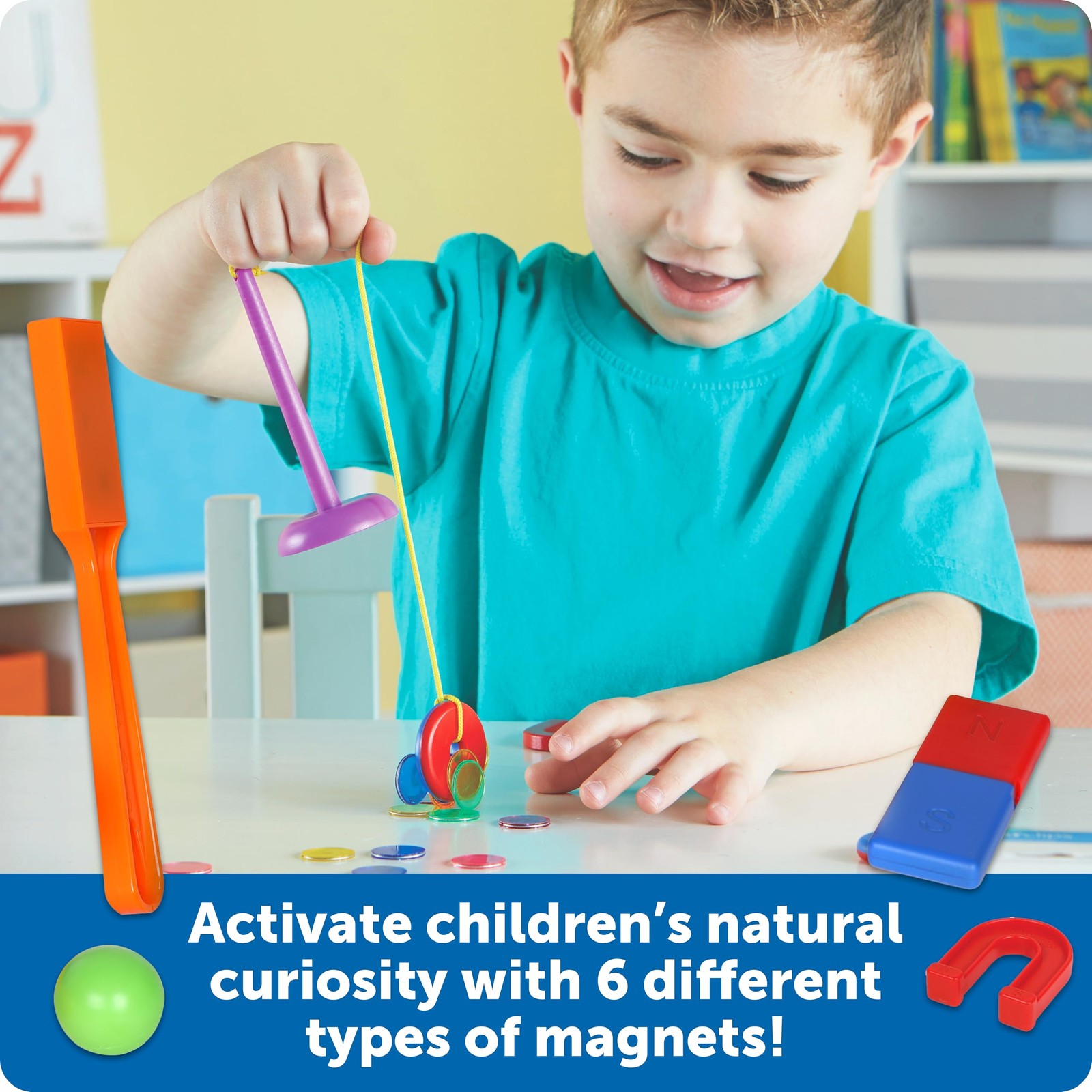 Learning Resources STEM Explorers Magnet Movers – Science For Medium, Multi
