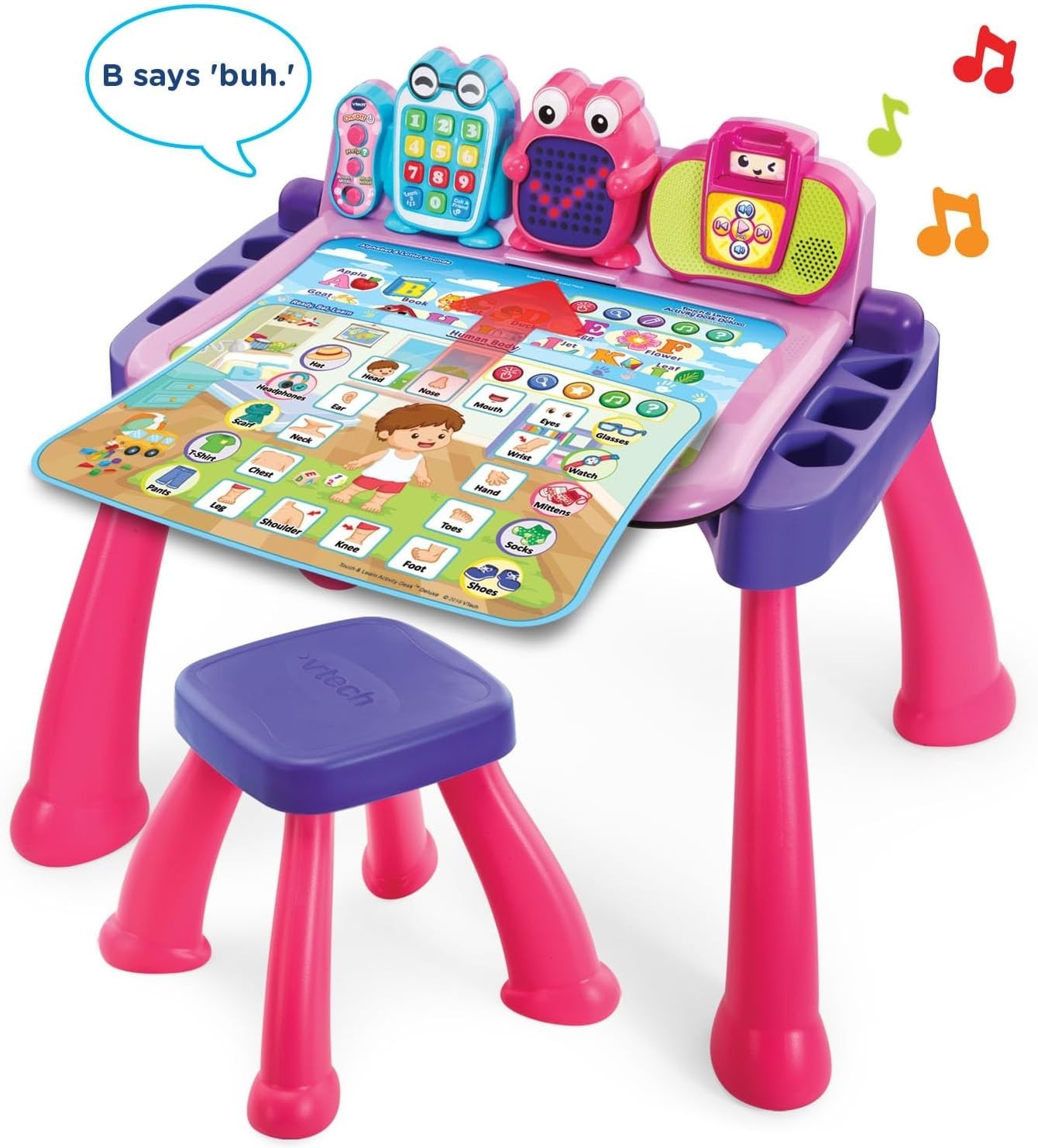 Touch and Learn Activity Desk Deluxe, Pink