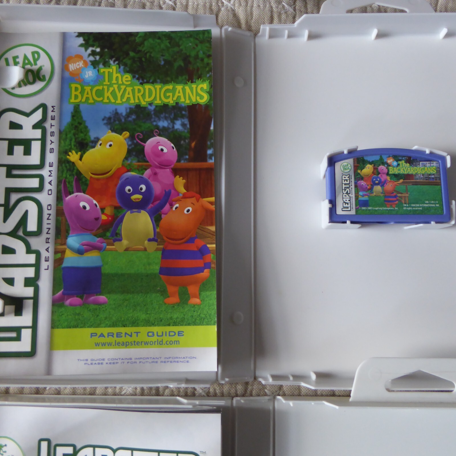Leap Frog Leapster Learning Game Lot – Finding Nemo & Toy Story + Backyardigans
