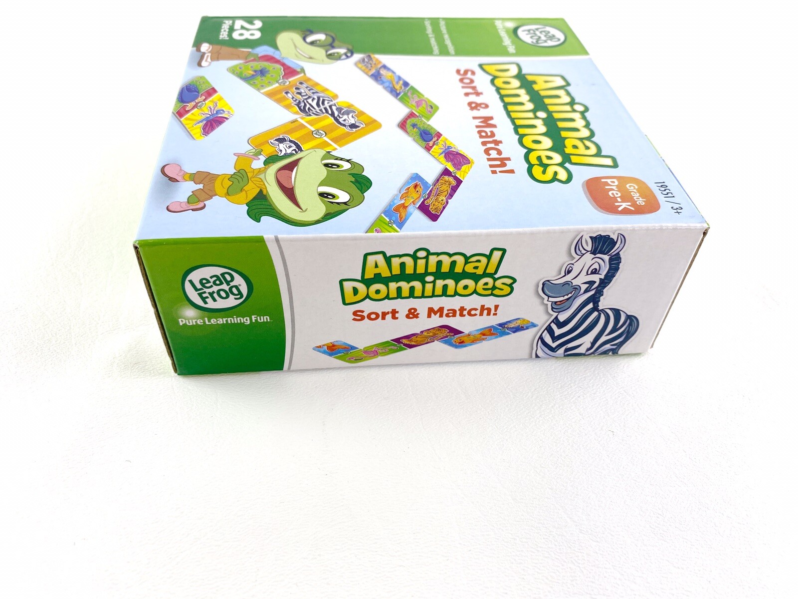 Leap Frog Animal Dominoes Sort & Match Education Toy Grade Pre-K 28 Pieces
