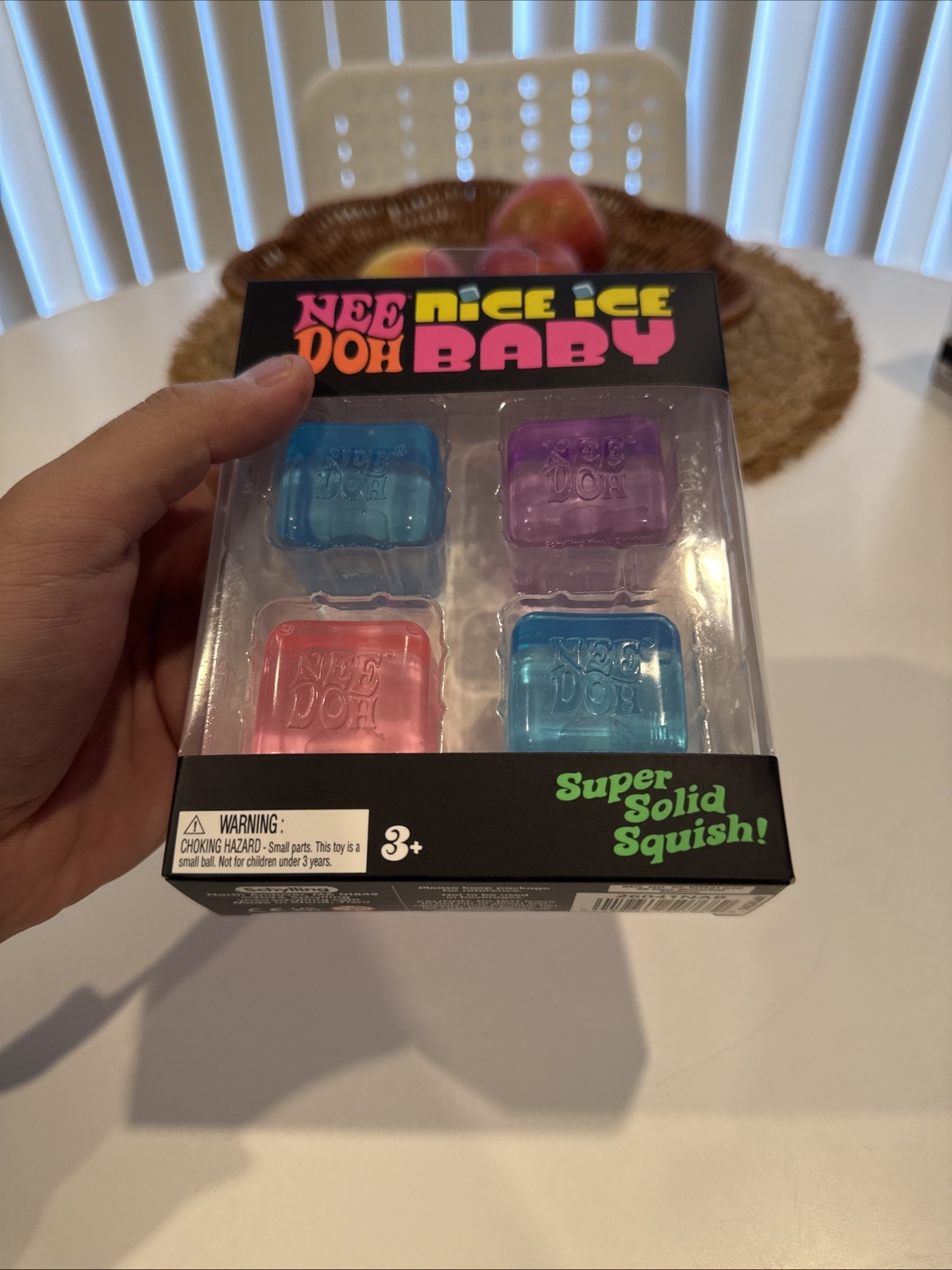 🔥NeeDoh Nice ICE Baby 4 pack, Set of 4 Nee Doh Mini Nice Cube BRAND NEW SEALED