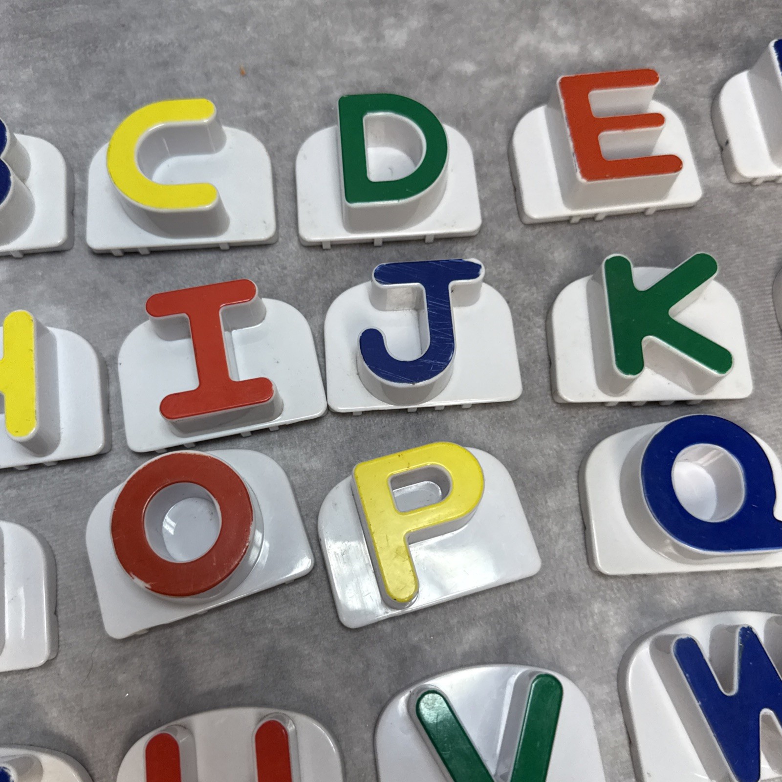 Leap Frog WORD WHAMMER Fridge Set Magnetic Alphabet WORKS 30 Letters No “S”