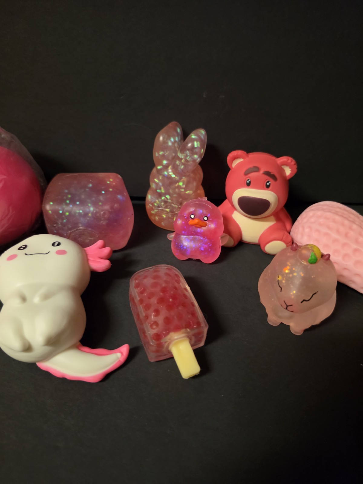 Mixed Lot Assorted Squishy Tactile Squeeze/Fidget Toys Animal Figures Popsicle