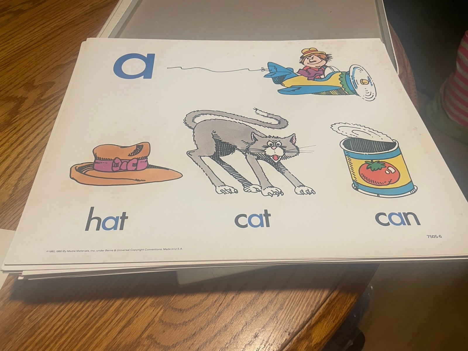 Vowel Poster Cards The Electric Company 1985