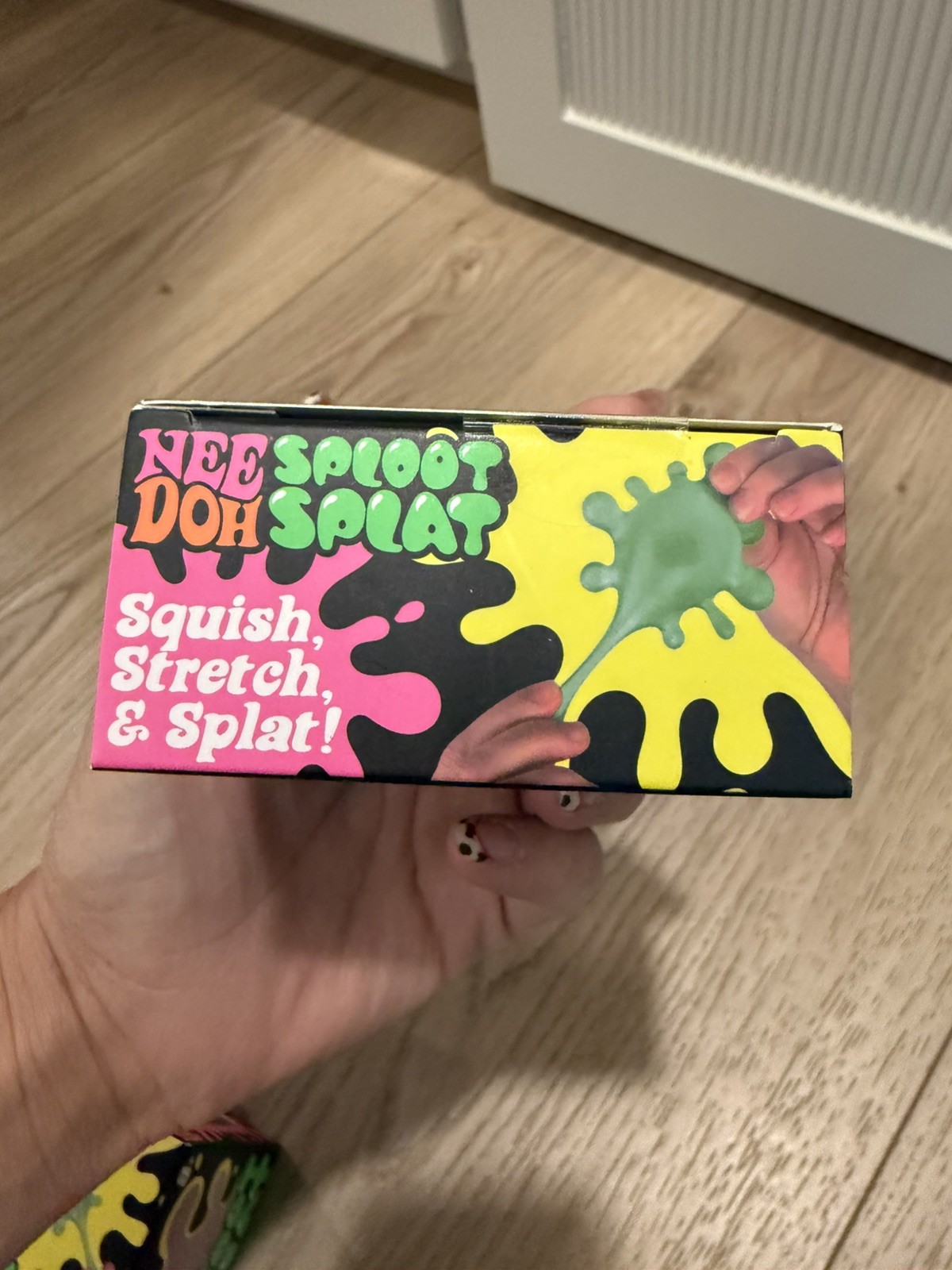 NeeDoh SPLOOT SPLAT, Nee Doh Splatter Fidget, Nee-doh Sploot Splat Squishy green