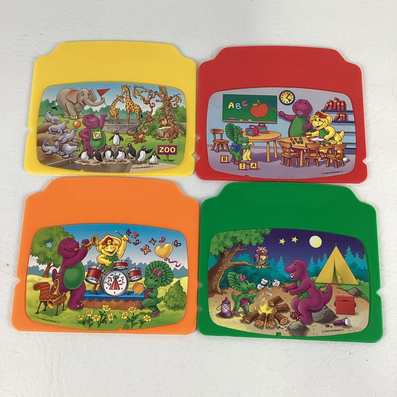 Barney Dinosaur Learning Fun Laptop Replacement Cartridges Vintage 2002 Mattel